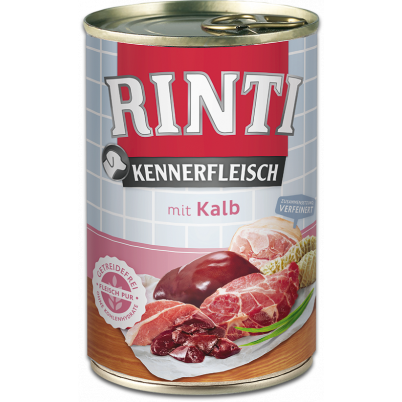 Rinti Dog konzerva teľacia 400g