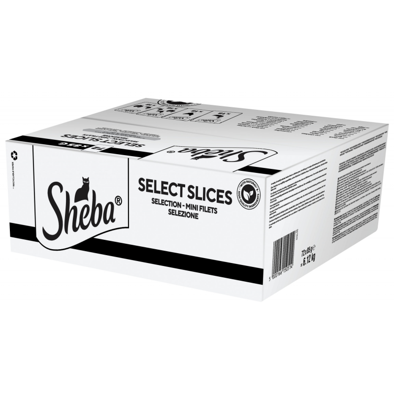 Sheba vrecko Hydinový výber pack 72x85g