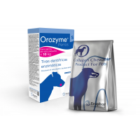Orozyme plátky žuvacie pre psy S do 10kg 224g