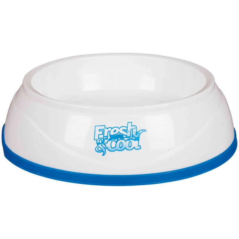 Cool Fresh chladiaca miska plastová, bielo/modrá 1 l/20 cm - DOPREDAJ