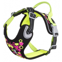 Postroj Hurtta Weekend Warrior neon 40-45cm