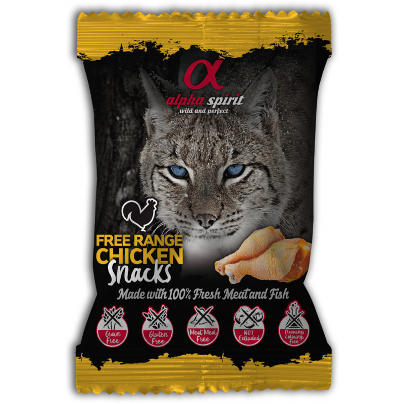Alpha Spirit Cat Free range Chicken Snacks 50 g