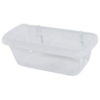 Kŕmidlo pre vtákov plast s deliacou mriežkou S 9cm Zolux
