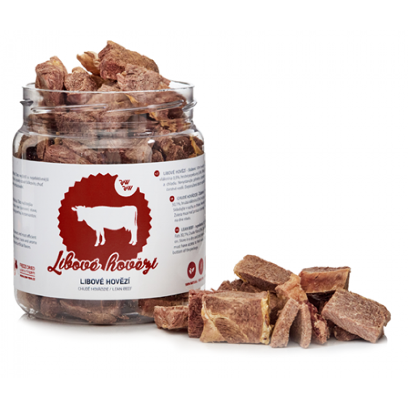 Raw Raw pochúťka mrazom sušené Hovädzie chudé mäso 70g