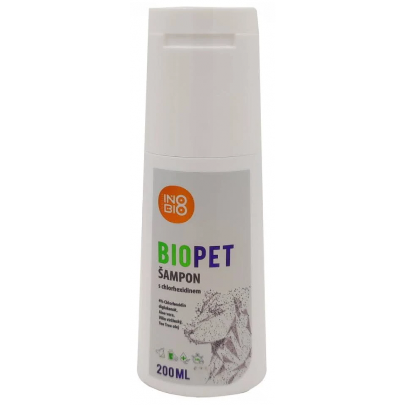 BIOPET Chlorhexidine šampón 4% 200ml