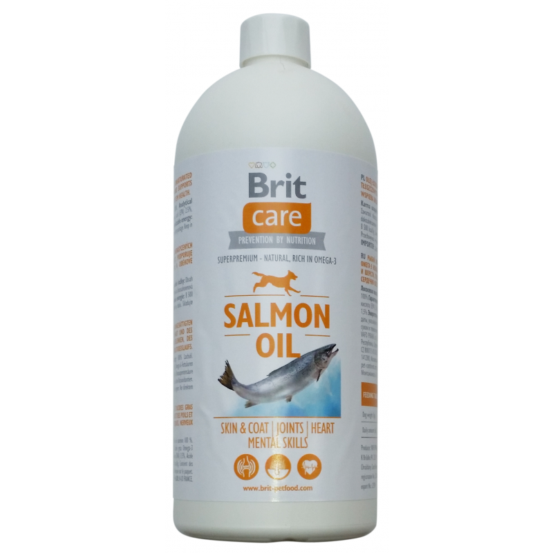 Brit Care lososový olej pre psov 1l