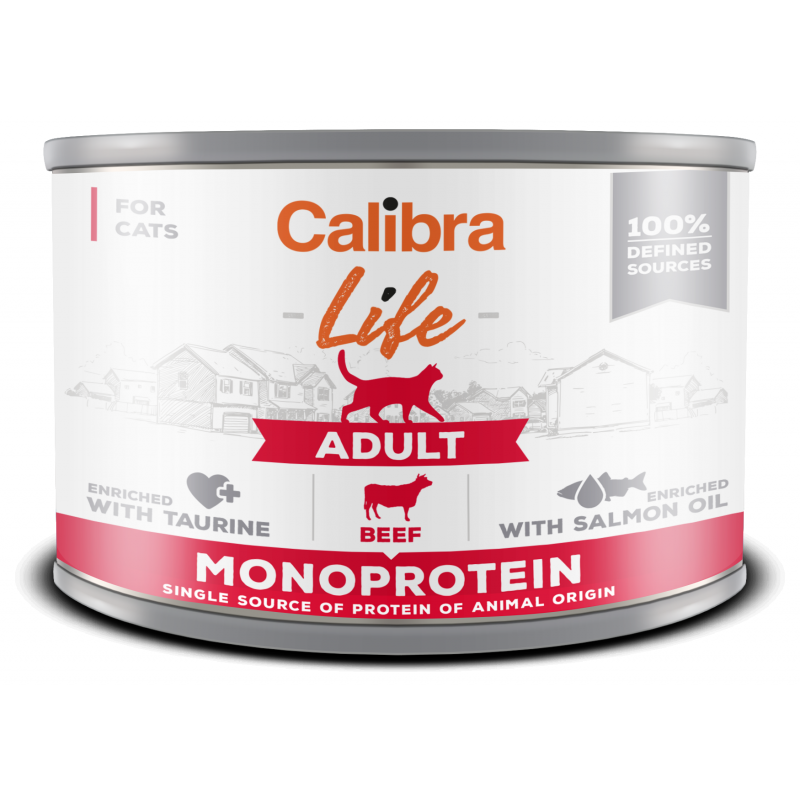 Calibra Cat Life konz. Adult Beef 200 g