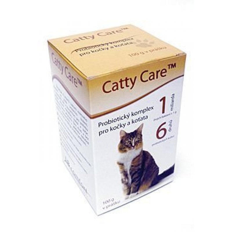 Catty Care Probiotiká pre mačky a mačiatka plv 100g