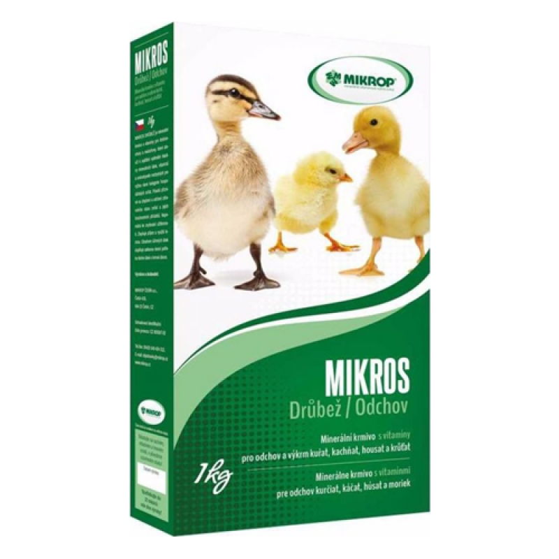 Mikros Hydina plv 1kg krabička