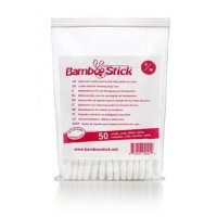 Tyčinky vatové BambooStick S/M pre čistenie uší psov 50ks
