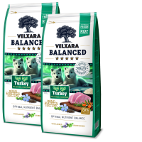 2x Velxara BALANCED Dry FM Dog Puppy & Junior Monoprotein Turkey & Rice 12 kg