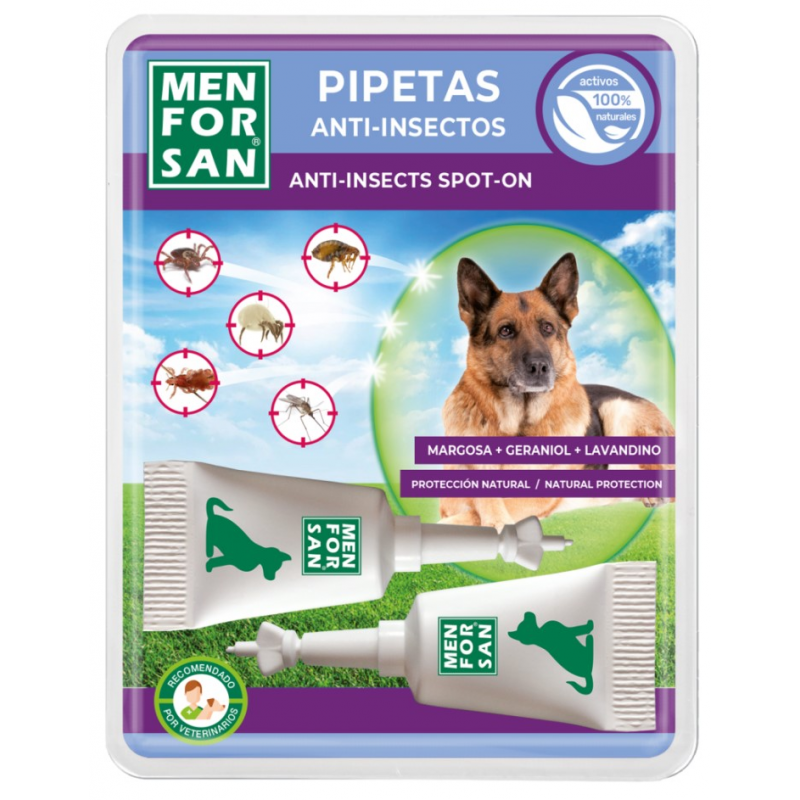 Menforsan Spot on pipety pre psov antiparazitiká 2x1,5ml