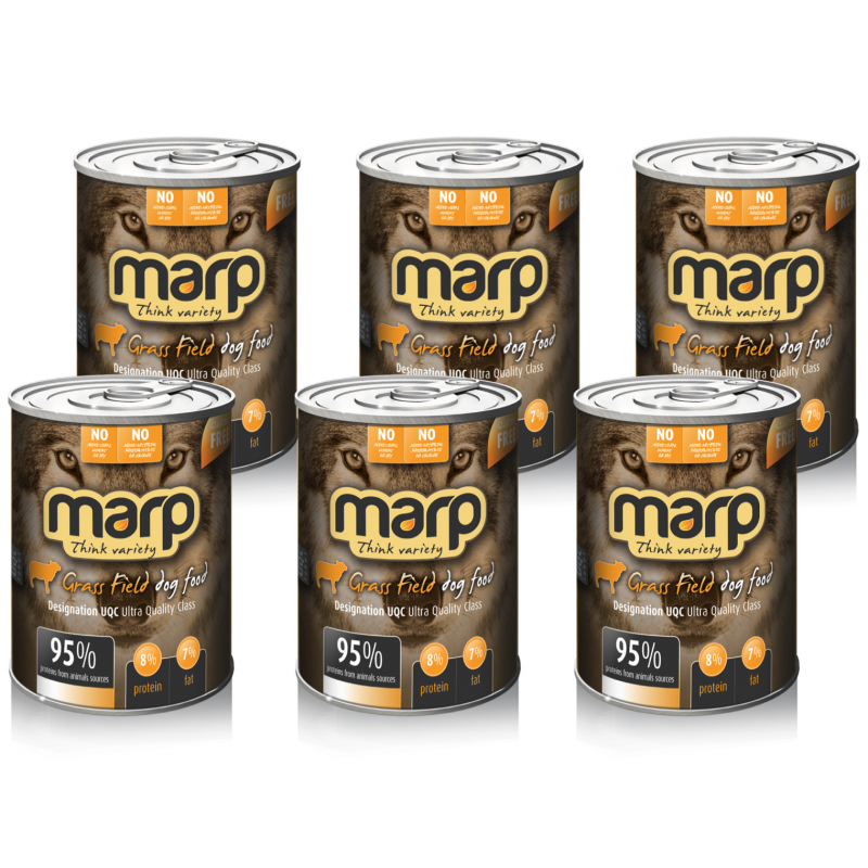 Marp Variety Grass Field konzerva pre psy 6x400g
