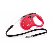 Vodítko FLEXI Classic červená S lanko 5m/12kg