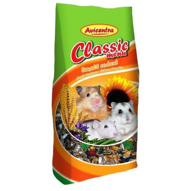 Avicentra Classic menu malý hlodavec 500g