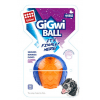 Hračka pes GiGwi Ball loptička M transparentná modro/oranžová