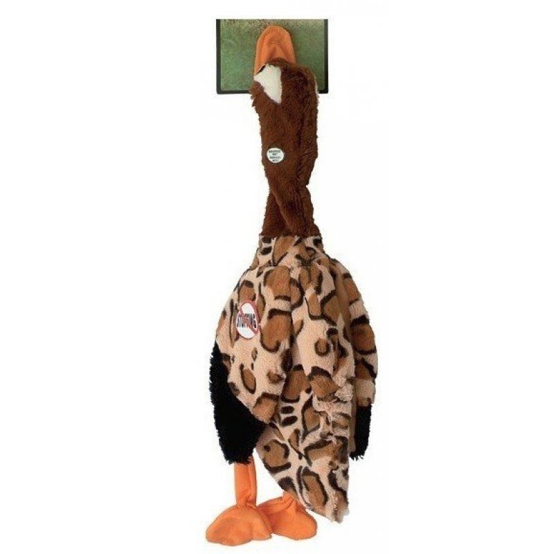 Hračka pes Kačica divoká pískacia 46cm Skinneeez