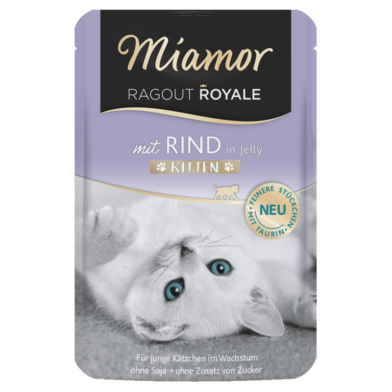 Miamor Cat Ragout Junior kapsička hovädzie Jelly 100g