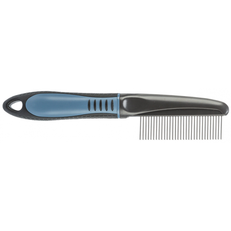 Hrebeň stredný s rotačnými zubami s antišmyk. rukoväťou 22cm