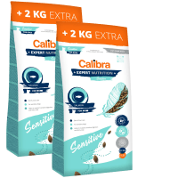 2x Calibra Dog EN Sensitive Salmon  12kg + 4kg