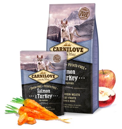 Carnilove Salmon & Turkey for puppies 