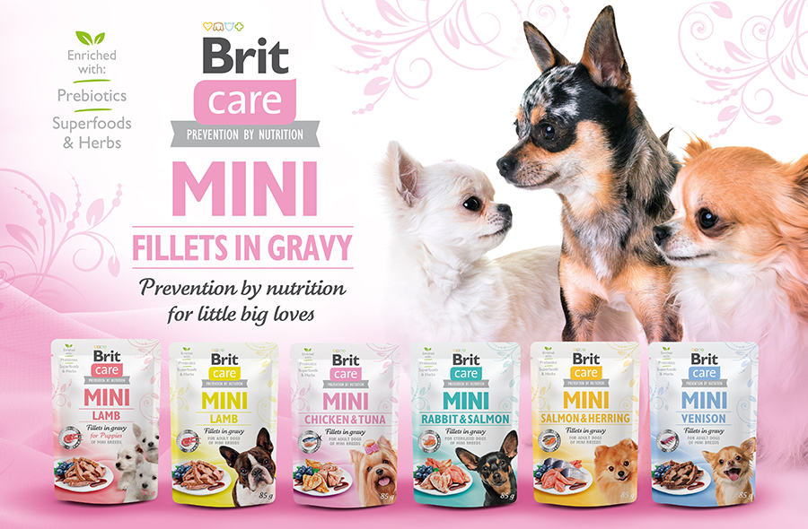 Brit Care Mini Fillets in gravy kapsičky pro malé psy