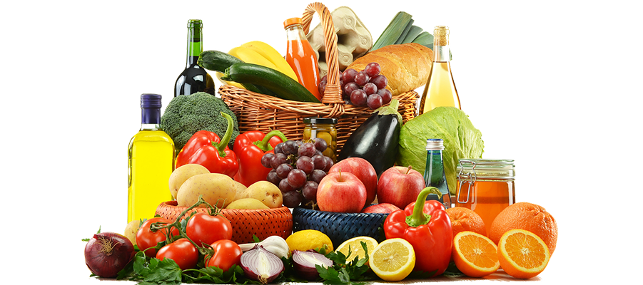 Žlutě, oranžově a červeně zbarvená zelenina a ovoce značí obsah beta-karotenů