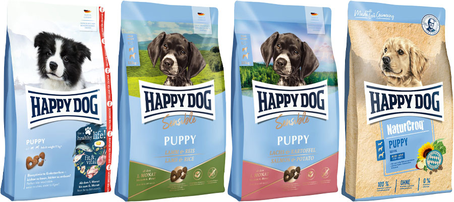Řada krmiv Happy Dog Puppy