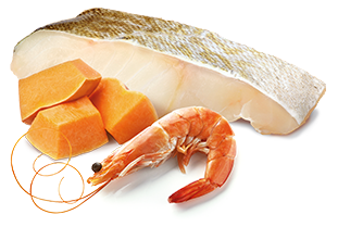 suroviny konzervy N&D Ocean Codfish/Shrimps/Pumpkin